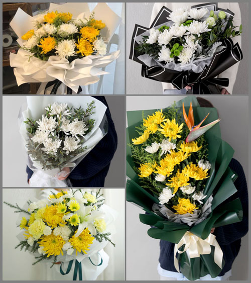 安徽池州市贵池区唐田镇白事花束代送